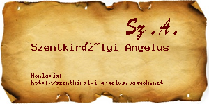 Szentkirályi Angelus névjegykártya